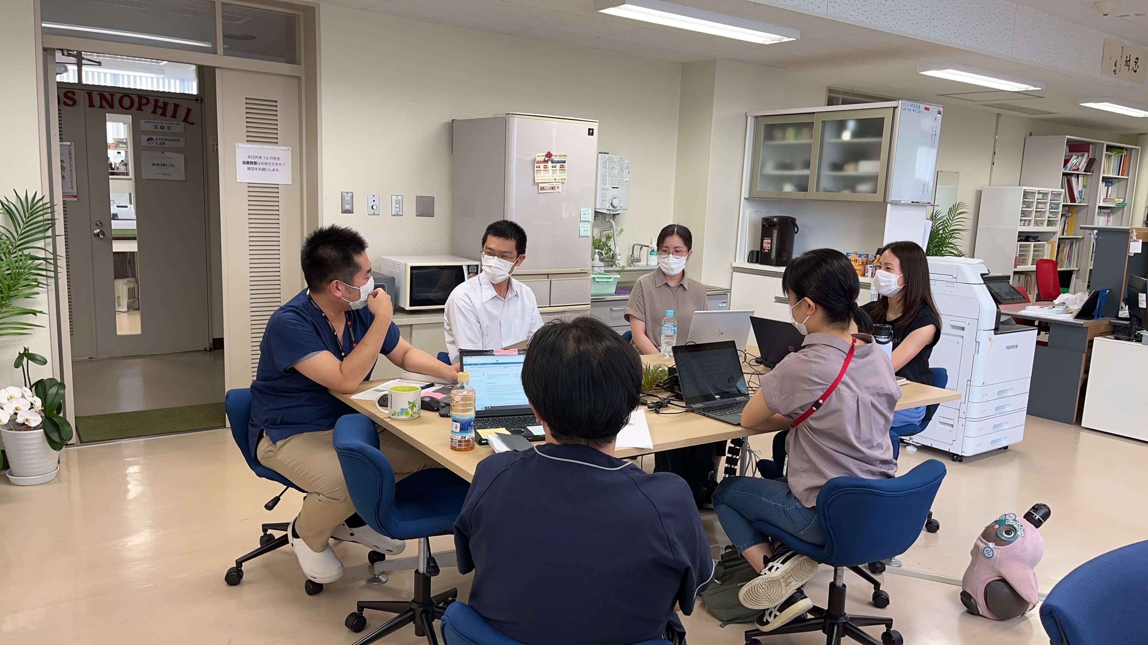 研修医の先生が見学に来てくれました