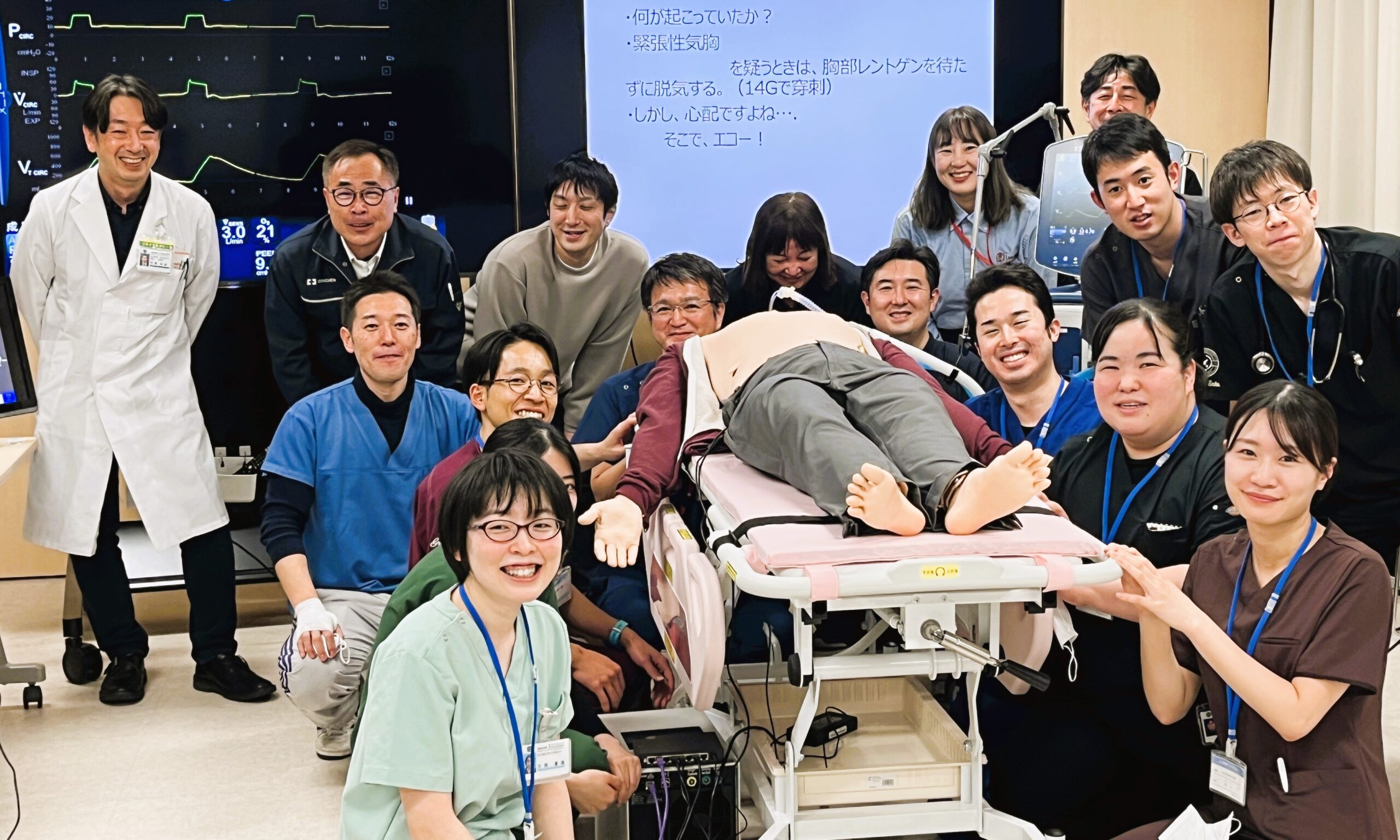 人工呼吸器ハンズオンセミナーを開催しました。